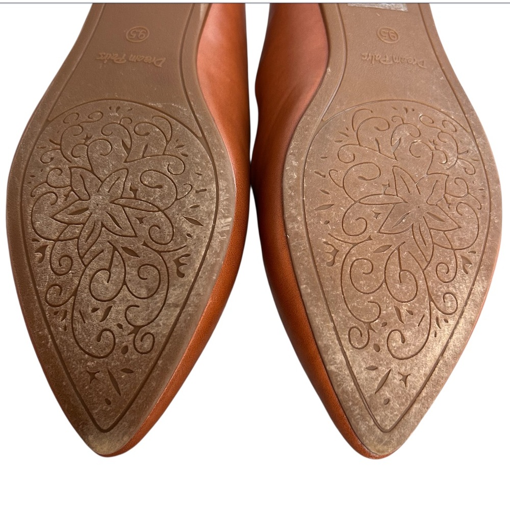 DREAM PAIRS‎ Sole-Classic Women’s Ballet Flats Cognac Pointed Toe - Picture 12 of 14